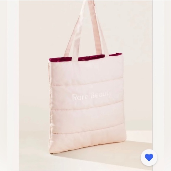 Rare Beauty Handbags - EUC Rare Beauty by Selena Gomez Puffy Tote Bag